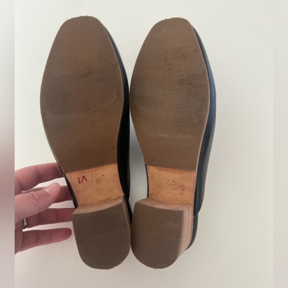 Nisolo All- Day Heeled Mule Black Leather Slip-On Shoe Size 7.5 - Picture 9 of 11